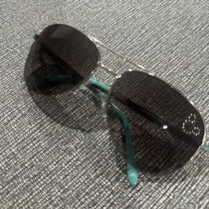 Disney Silver and Black Aviator Sunglasses